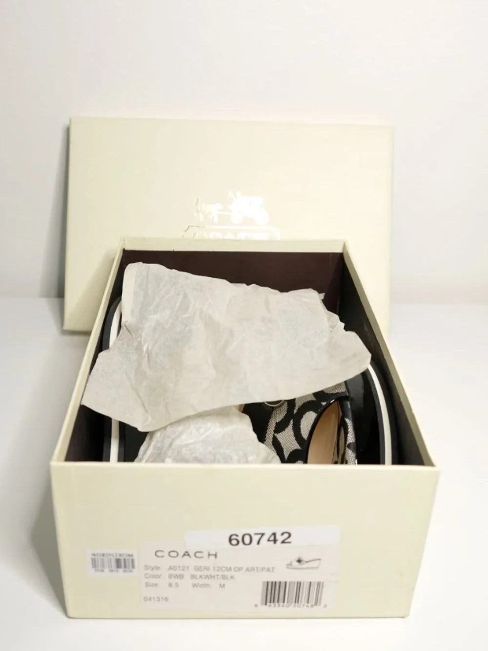 Y2K Coach Platform Wedge Sandals, Excellent Condition, A0121, Geri, Black, 8.5 M